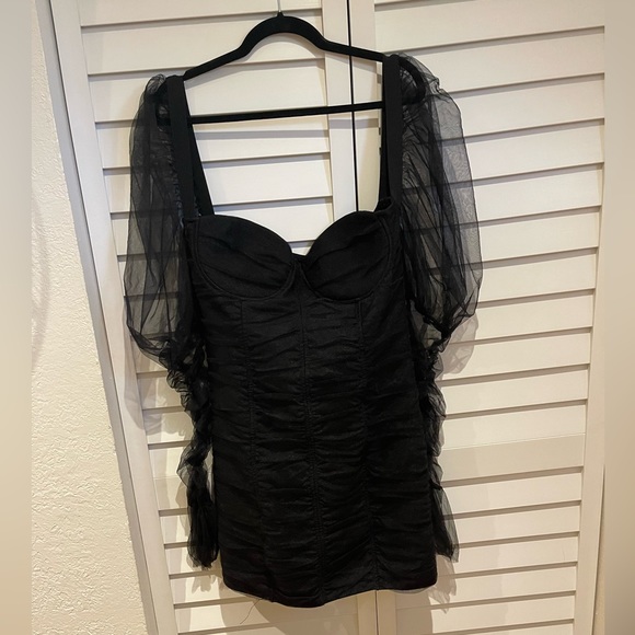 Fashionnova Black corset dress - Picture 3 of 3